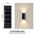 Lampe Solaire Murale Extérieure SOLUNA — Étanche IP65